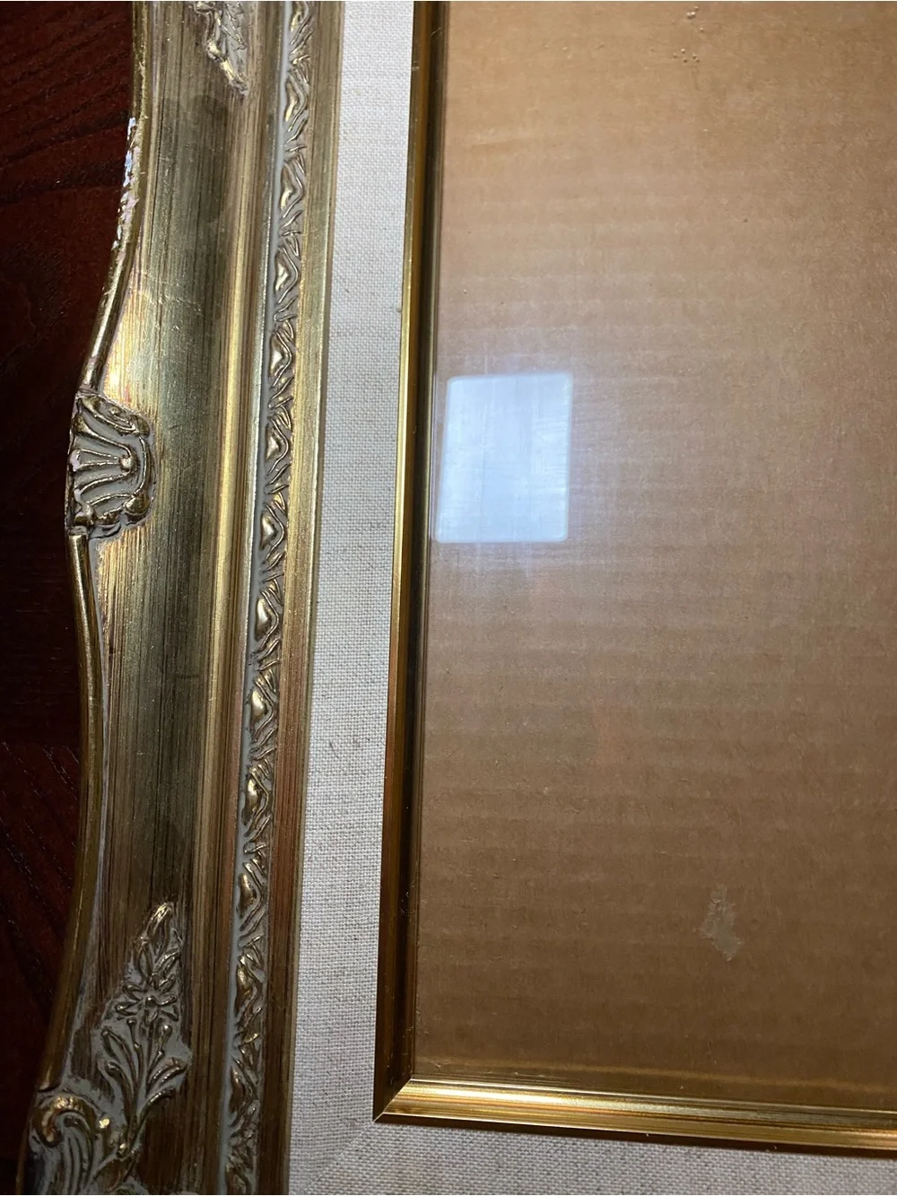 Gold Ornate Victorian style Picture Frame - comes with Matt and glass 11x14